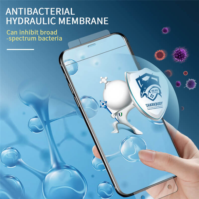 Antimicrobial mobile phone screen protector