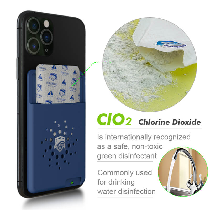 Anti Virus Blocker Shut Out Air Doctor Card Freshener Disinfection Sterilizing Protection Chlorine Dioxide Card